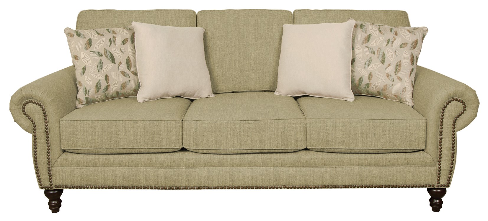 England Amix 7135 Traditional Styled Sofa with Nail Head Trim Pilgrim